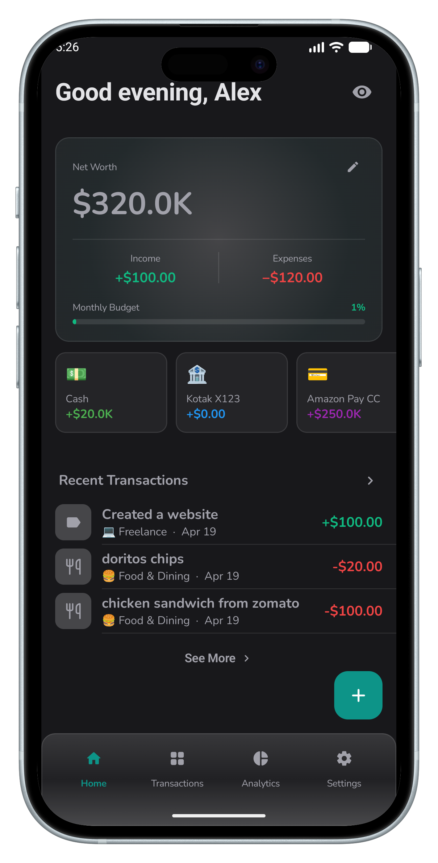 Lumea Dashboard Preview